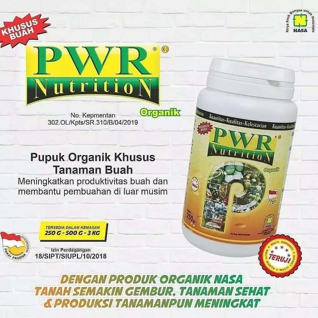 Pupuk PWR Nutrition Nasa