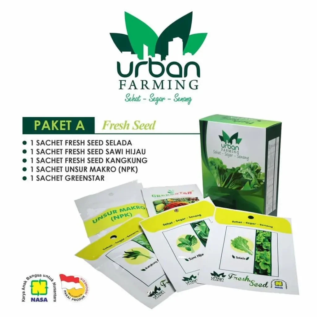 Isi Paket A Urban Farming NASA