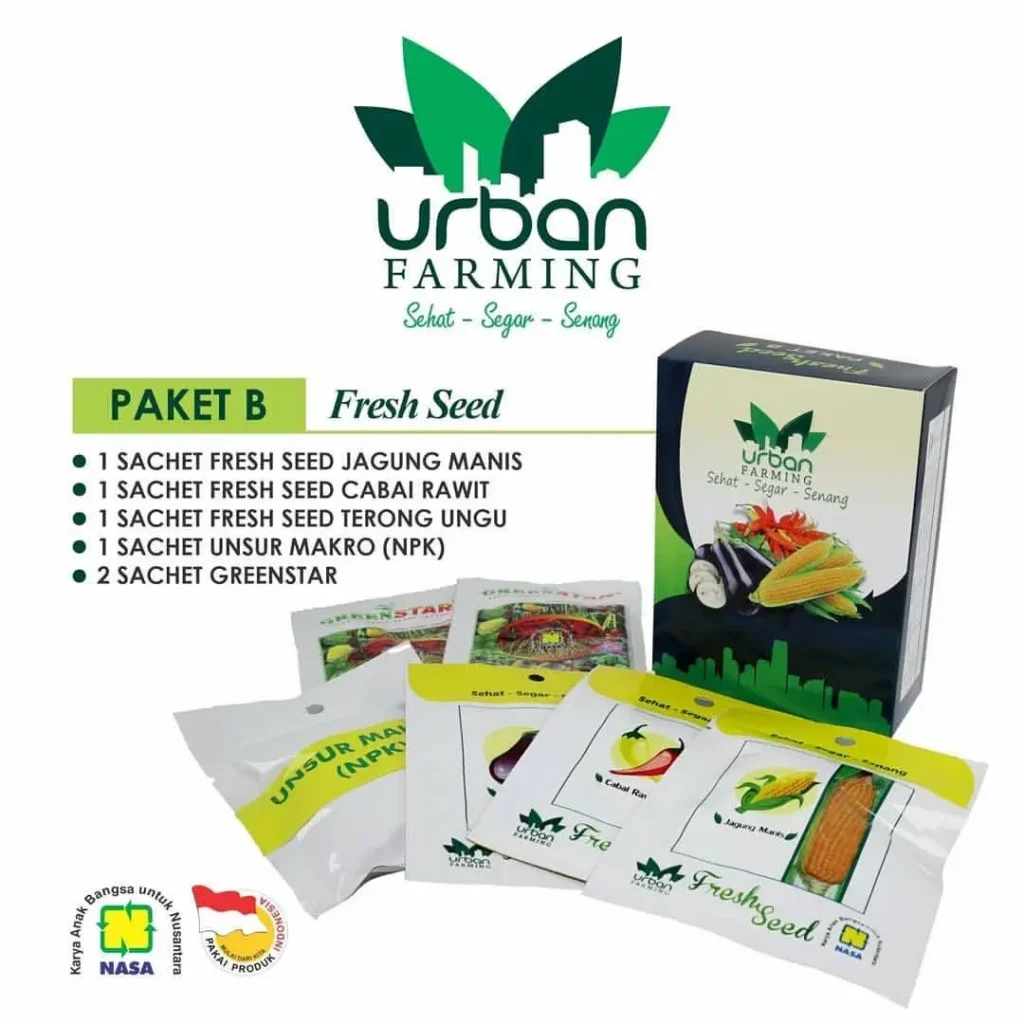 Isi Urban Farming NASA Paket B